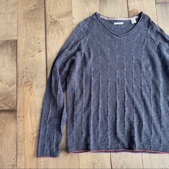 carbon2cobalt Other - Carbon2cobalt pullover Sweater Ramie Cotton Gray XL
